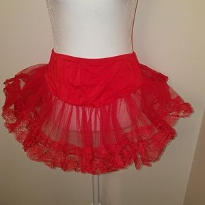 Mini Red Petticoat